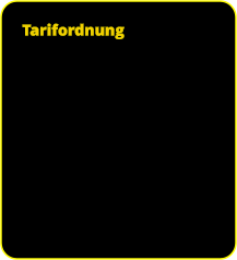 Tarifordnung